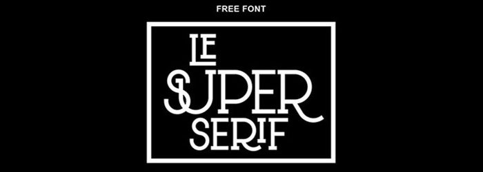 le-super-serif-free-font