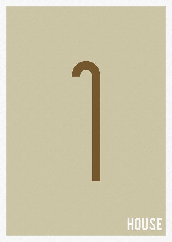 Pôsteres minimalistas de séries de TV • House