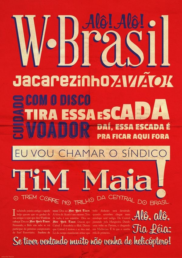 Os cartazes tipográficos musicais de Eduardo Franco • Eduardo Franco 4