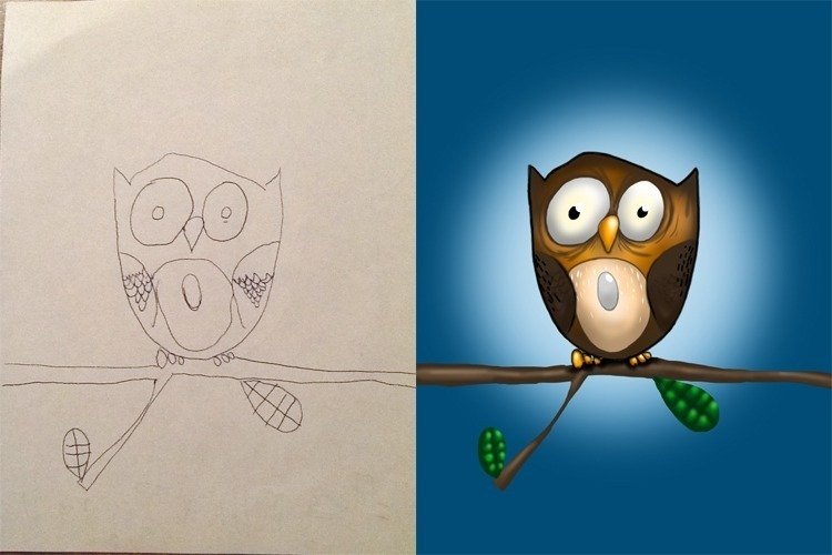 A incrível arte colaborativa entre um pai e seus filhos arte-colaborativa-pai-filhos (7)