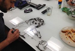 Ilustrações sobre a mesa, por Zur Tamam • ilustracoes sobre a mesa zur tamam thumb