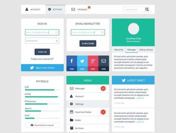Flat Design: inspiração e freebies para os seus próximos projetos ...