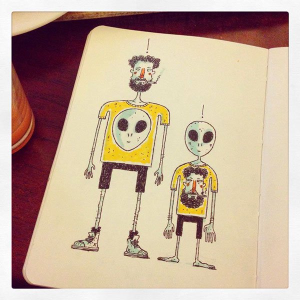 O inspirador sketchbook de Steve Simpson • Steve Simpson 1
