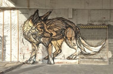 A bela e animalesca arte urbana de Dzia • bela e animalesca arte urbana de dzia 5