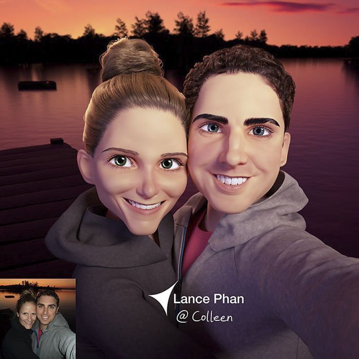 Lance Phan transforma pessoas em personagens 3D • lance phan transforma pessoas em personagens 3d 9 1
