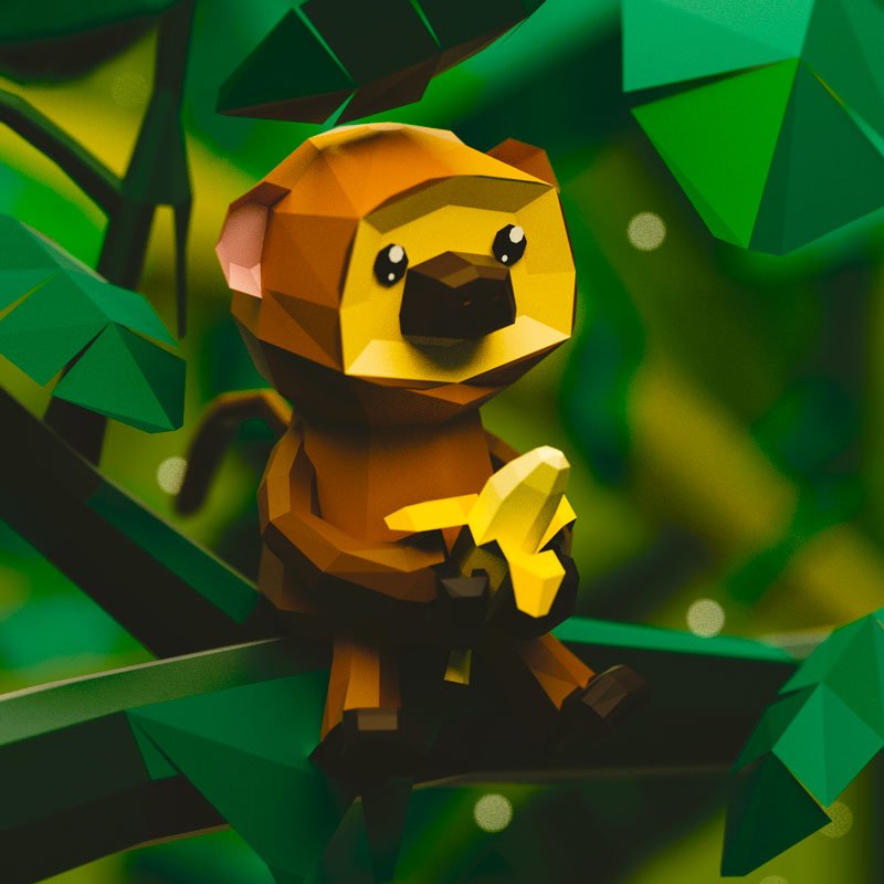 A linda arte 3D Low Poly de Jeremy Edelblut • linda arte 3d low poly de jeremy edelblut 12