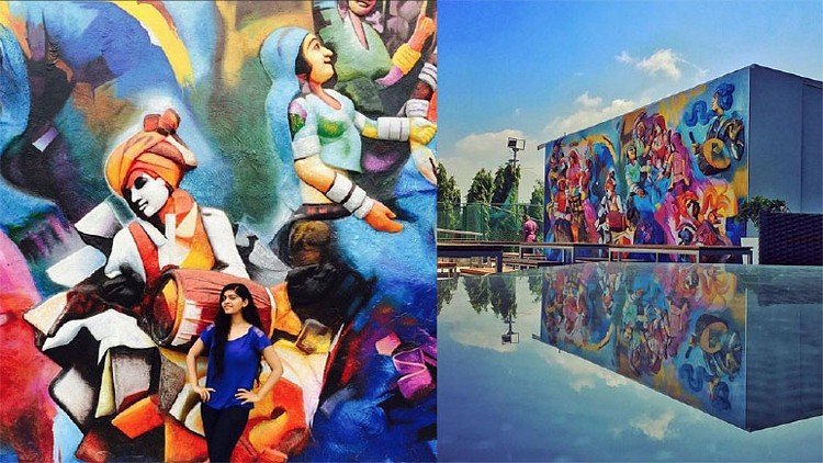 A Adobe quer contratar um artista brasileiro para criar um mural em seu novo escritório • mural adobe escritorios 2