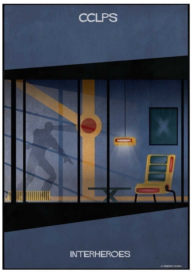 O interior da casa dos super-heróis na imaginação do arquiteto e ilustrador Federico Babina • interior da casa dos super herois na imaginacao do arquiteto e ilustrador federico babina 14