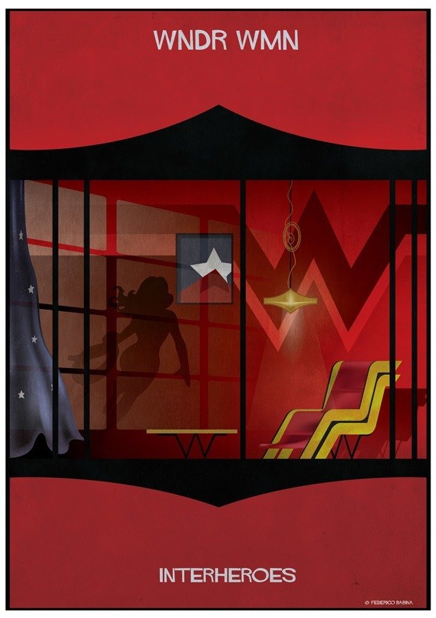 O interior da casa dos super-heróis na imaginação do arquiteto e ilustrador Federico Babina • interior da casa dos super herois na imaginacao do arquiteto e ilustrador federico babina 15