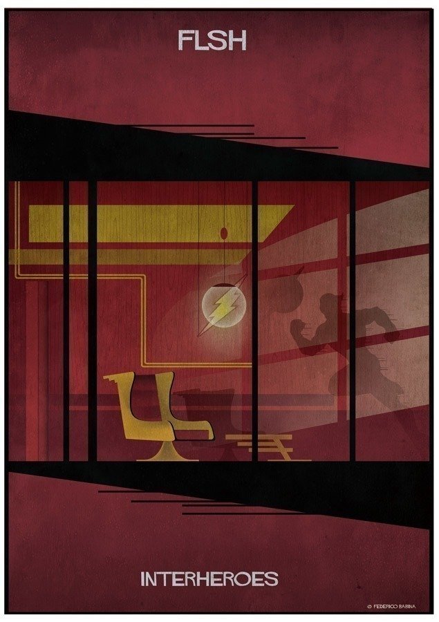 O interior da casa dos super-heróis na imaginação do arquiteto e ilustrador Federico Babina • interior da casa dos super herois na imaginacao do arquiteto e ilustrador federico babina 5