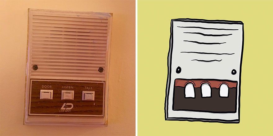 Ele enxerga rostos em tudo - e cria ilustrações sobre isso • ele enxerga rostos em tudo e cria ilustracoes sobre isso 1 1