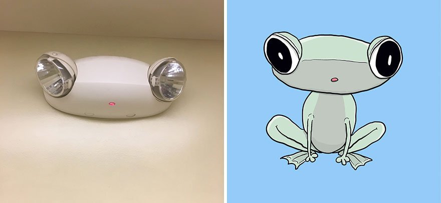 Ele enxerga rostos em tudo - e cria ilustrações sobre isso • ele enxerga rostos em tudo e cria ilustracoes sobre isso 5 1