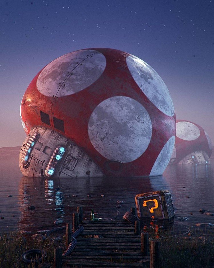Ícones da cultura pop em cenários pós-apocalípticos, por Filip Hodas • icones da cultura pop em cenarios pos apocalipticos por filip hodas 3