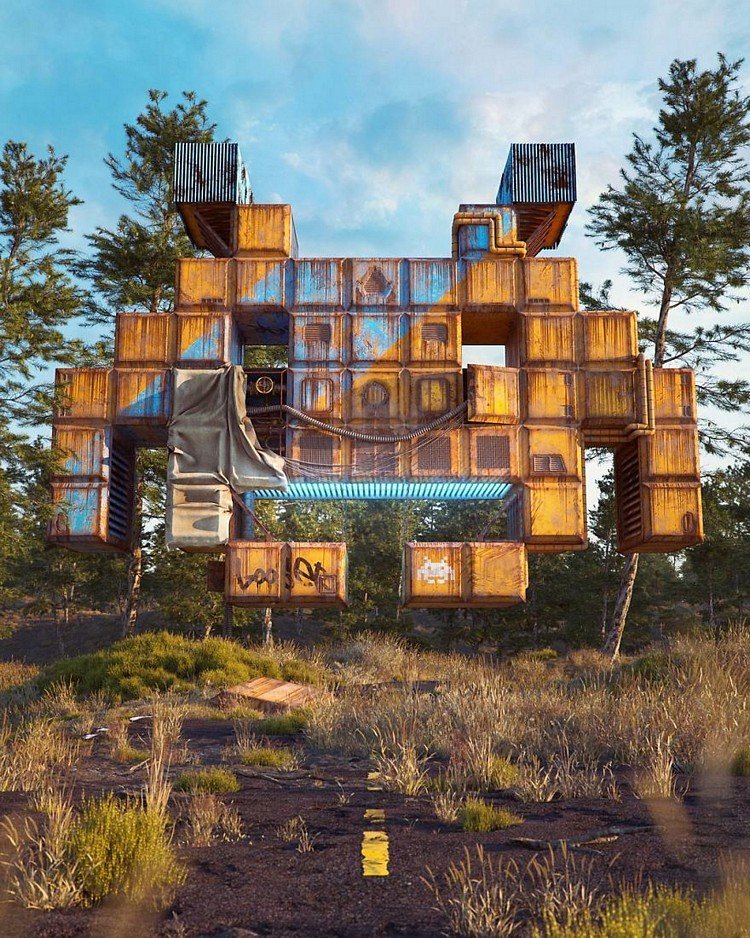 Ícones da cultura pop em cenários pós-apocalípticos, por Filip Hodas • icones da cultura pop em cenarios pos apocalipticos por filip hodas 4