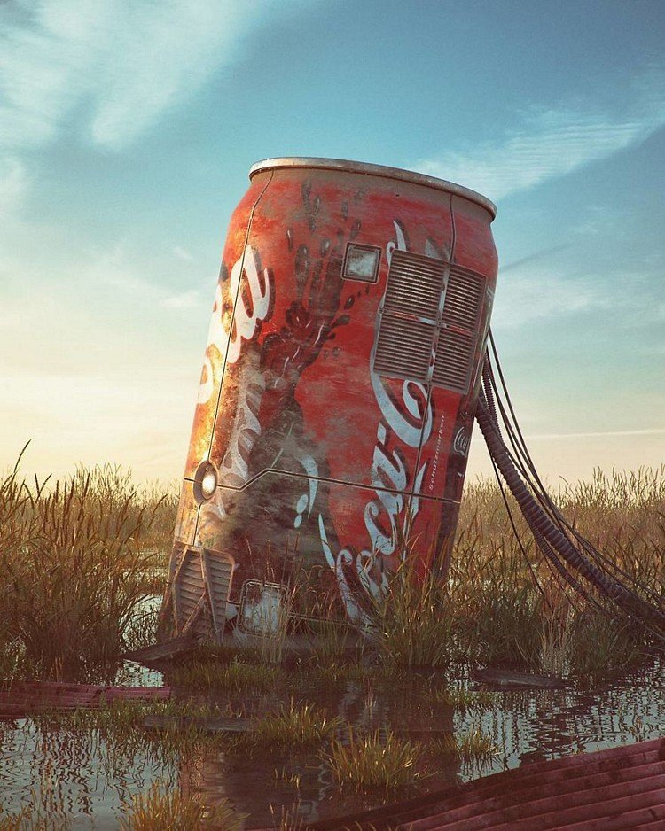 Ícones da cultura pop em cenários pós-apocalípticos, por Filip Hodas • icones da cultura pop em cenarios pos apocalipticos por filip hodas 7