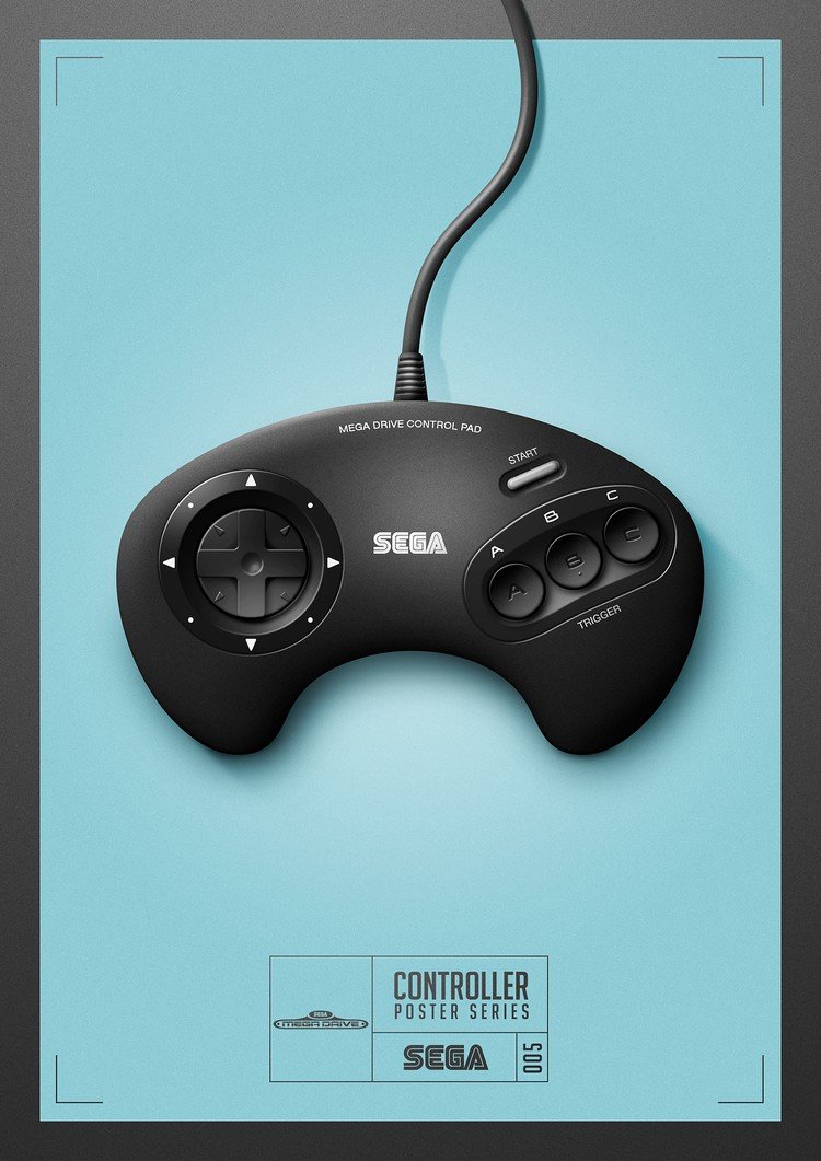 Ilustrador cria pôsteres homenageando antigos controles de video-games • ilustrador cria posteres homenageando antigos controles de video games 5