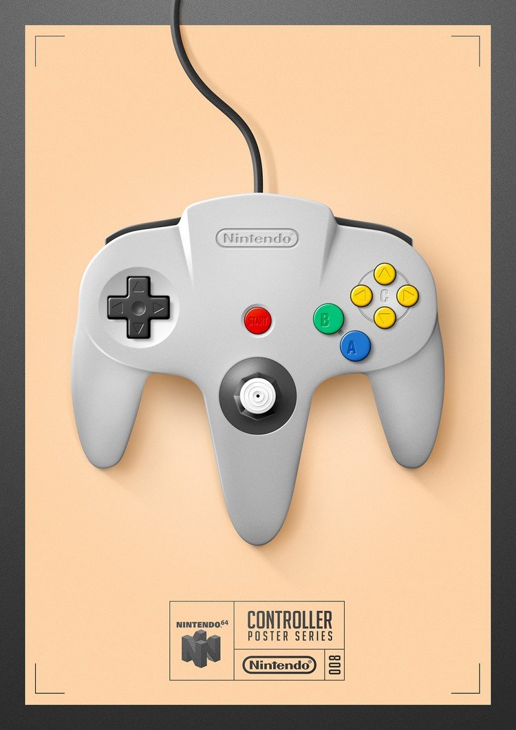Ilustrador cria pôsteres homenageando antigos controles de video-games • ilustrador cria posteres homenageando antigos controles de video games 8