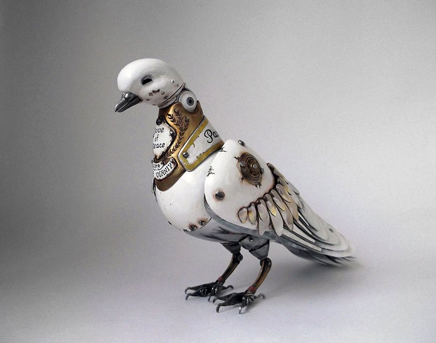 Os animais no estilo steampunk de Igor Verniy • os animais steampunks de igor verniy