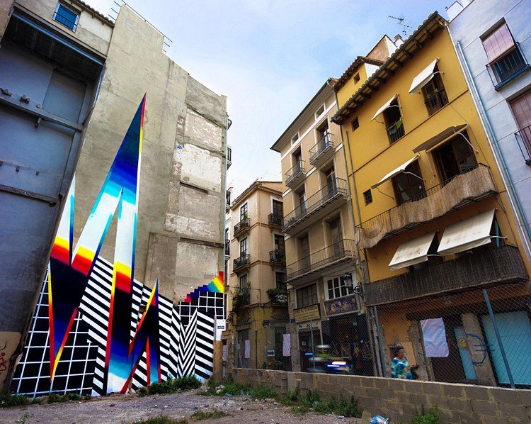 A arte urbana inspirada nos anos 80 de Felipe Pantone • arte urbana inspirada nos anos 80 de felipe pantone 1