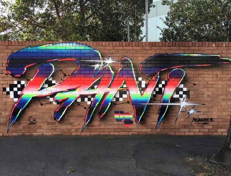 A arte urbana inspirada nos anos 80 de Felipe Pantone • arte urbana inspirada nos anos 80 de felipe pantone 16