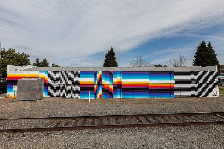 A arte urbana inspirada nos anos 80 de Felipe Pantone • arte urbana inspirada nos anos 80 de felipe pantone 17