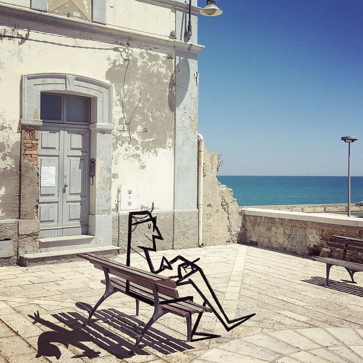Fotografias misturadas com ilustrações em uma viagem de 30 dias pela Itália • fotografias misturadas com ilustracoes em uma viagem de 30 dias pela italia 4