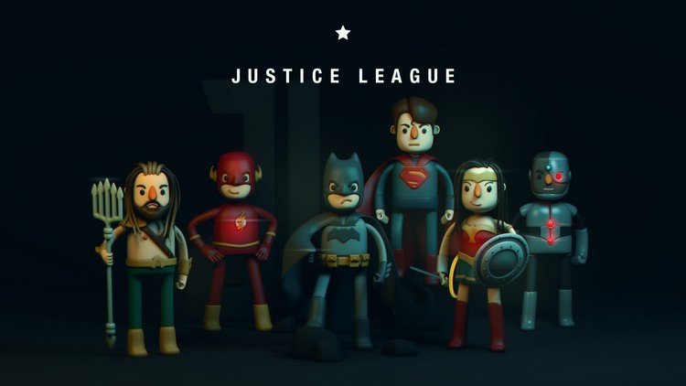 Personagens da Liga da Justiça em 3D por Nicolás Reyna • personagens da liga da justica em 3d por nicolas reyna 7