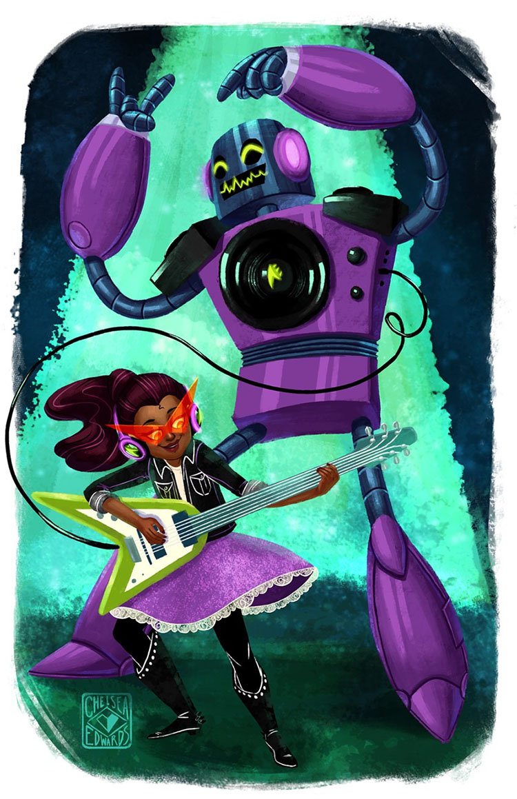 As fantásticas e fantasiosas ilustrações de Chelsea Loren Edwards • Sem Título 1 0009 Camada 2