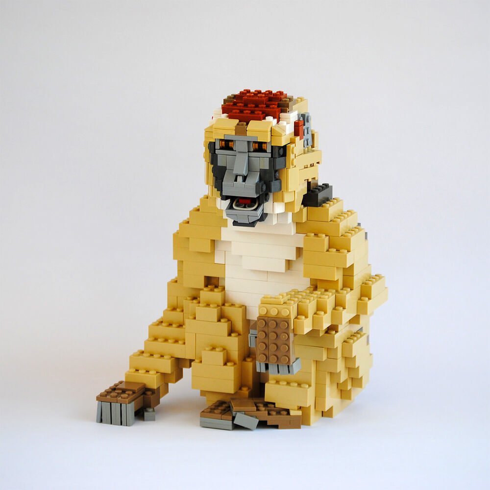 Ele cria belos animais com peças de LEGO • ele cria belos animais com lego 11