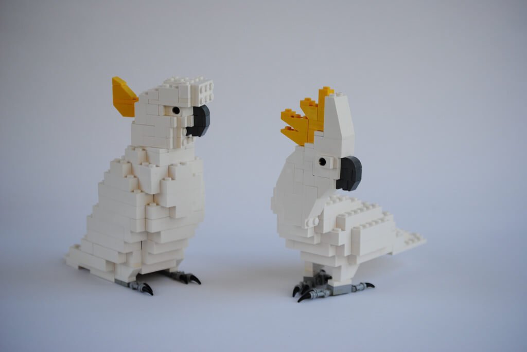 Ele cria belos animais com peças de LEGO • ele cria belos animais com lego 2
