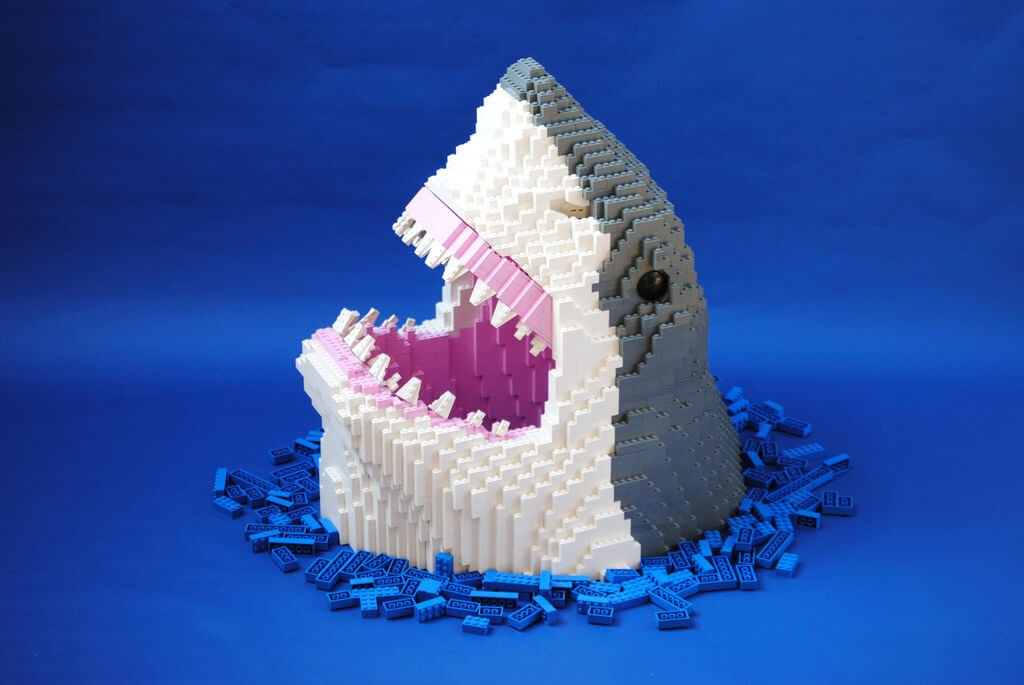 Ele cria belos animais com peças de LEGO • ele cria belos animais com lego 4