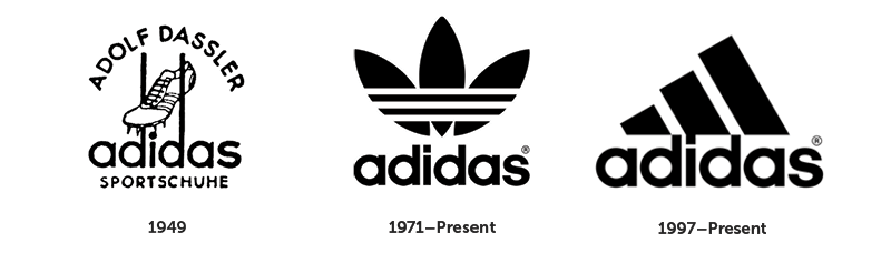 adidas logo antigo