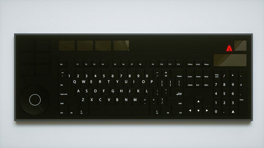 E se a Adobe criasse um teclado feito especialmente para seus usuários? • e se adobe criasse um teclado feito especialmente para seus programas 10