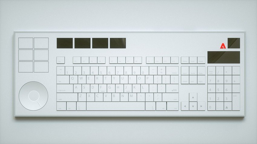 E se a Adobe criasse um teclado feito especialmente para seus usuários? • e se adobe criasse um teclado feito especialmente para seus programas 7