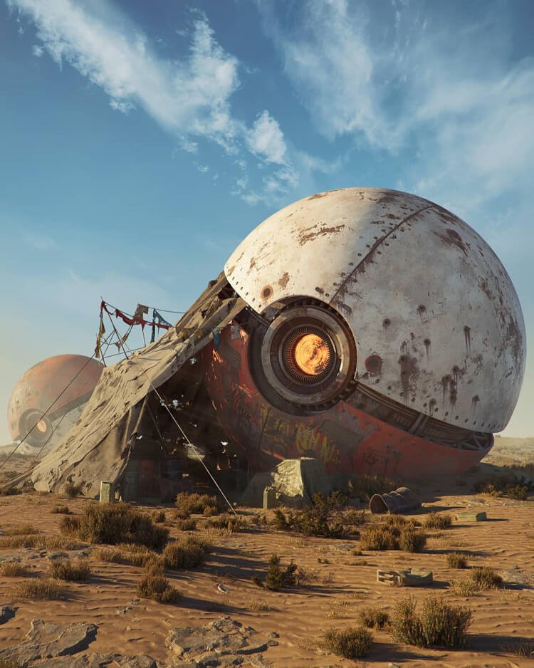 Ícones da cultura pop em cenários pós-apocalípticos, por Filip Hodas • icones da cultura pop em cenarios pos apocalipticos por filip hodas 4