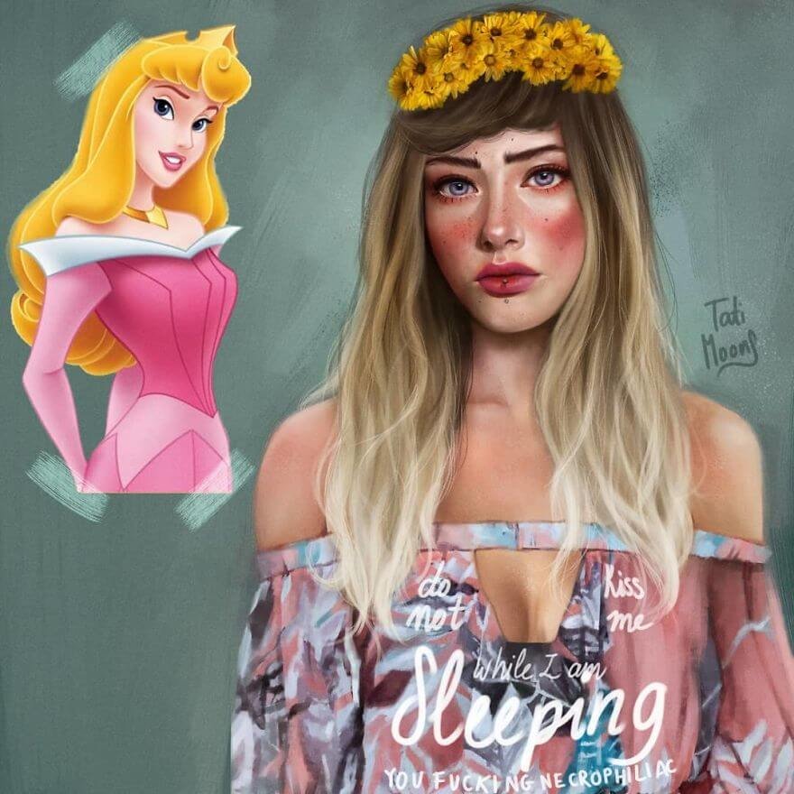 Personagens conhecidas ganham uma nova roupagem nas mãos dessa ilustradora • ela redesenha personagens conhecidas em seu proprio estilo e o resultado e incrivel 12