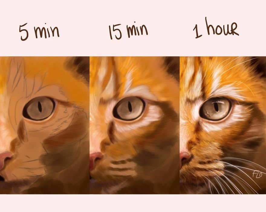 Essa ilustradora mostra quanto tempo leva em cada processo de uma ilustração • essa ilustradora mostra quanto tempo leva em cada processo de uma ilustracao 10