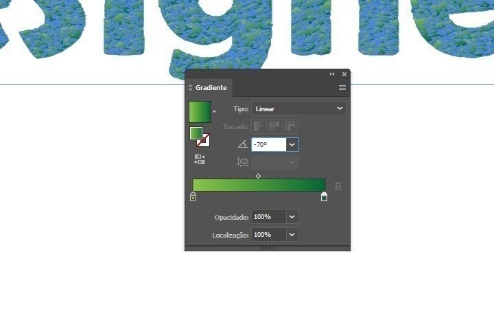 Como criar um efeito de grama para textos no Illustrator • grama10