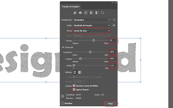 Como criar um efeito de grama para textos no Illustrator • grama7