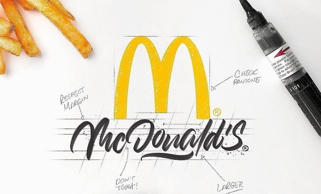 Ele cria incríveis redesigns de logotipos famosos com lettering • redesigns de logotipos famosos com lettering 10