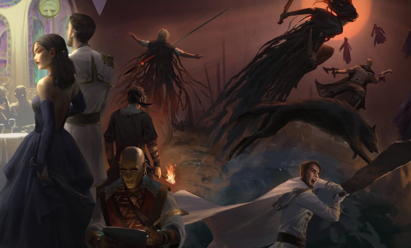 Por dentro do processo de criação: pintura digital por Giselle Almeida • Mistborn F