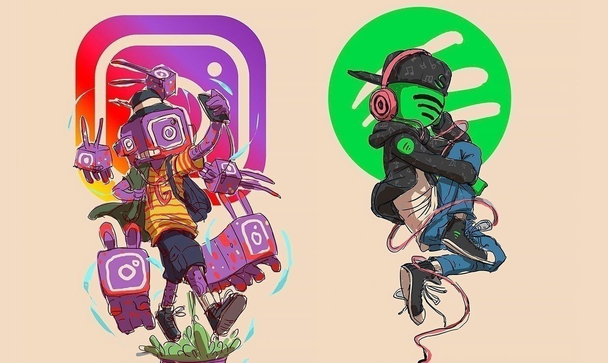 Marcas famosas personificadas nas ilustrações de Esoj Luna • marcas famosas personificadas ilustracoes esoj luna 15