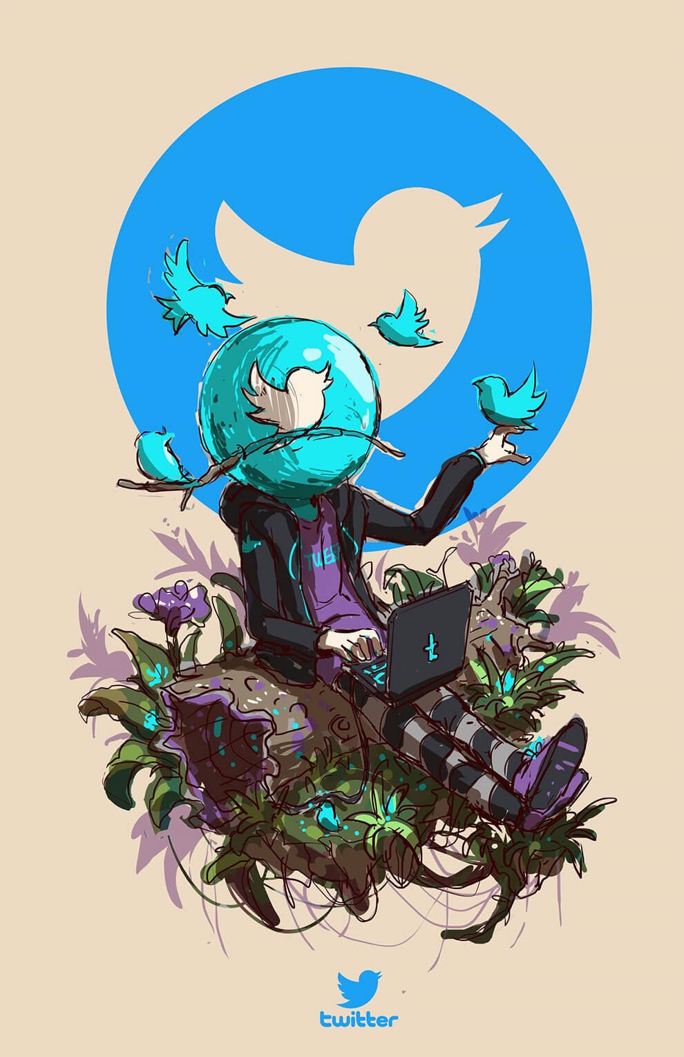 Marcas famosas personificadas nas ilustrações de Esoj Luna • marcas famosas personificadas ilustracoes esoj luna 6
