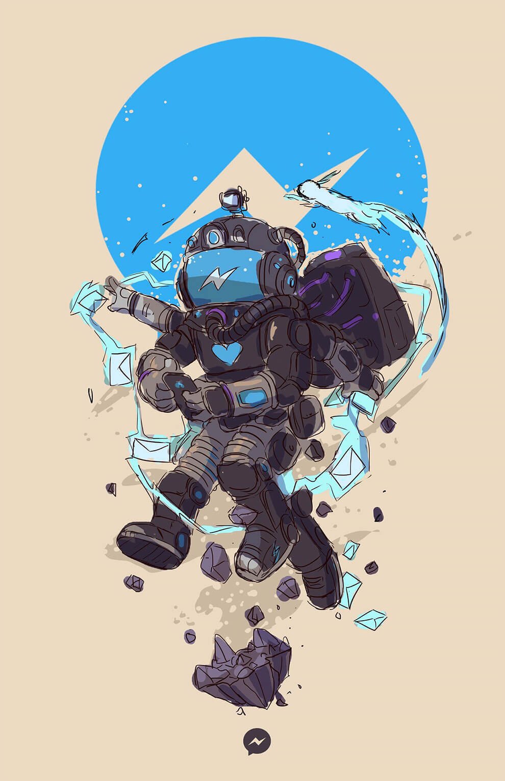 Marcas famosas personificadas nas ilustrações de Esoj Luna • marcas famosas personificadas ilustracoes esoj luna 9