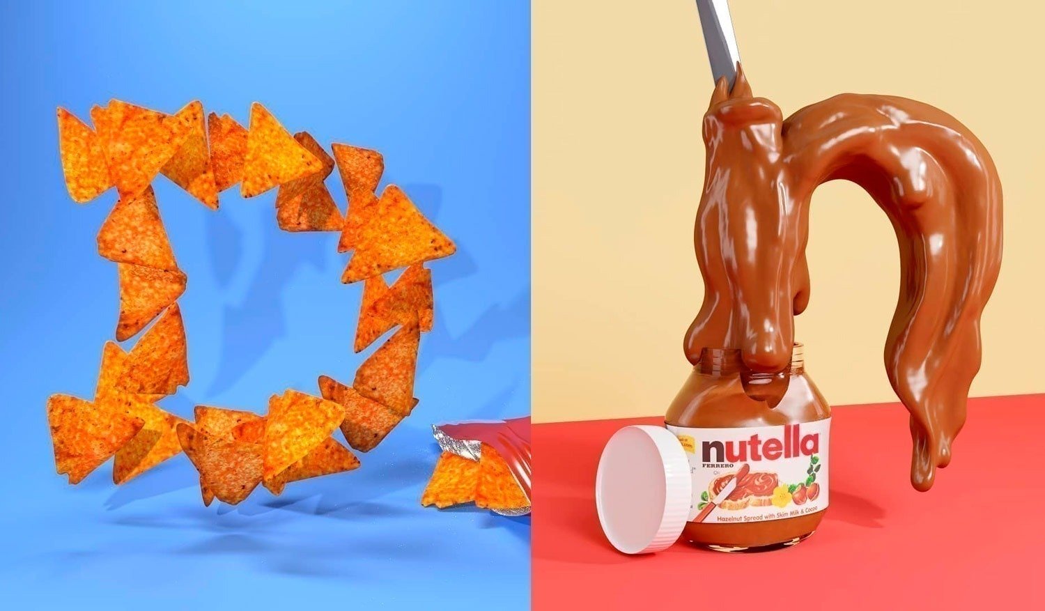 O delicioso alfabeto 3D de Ben Chelouche • alfabeto 3d