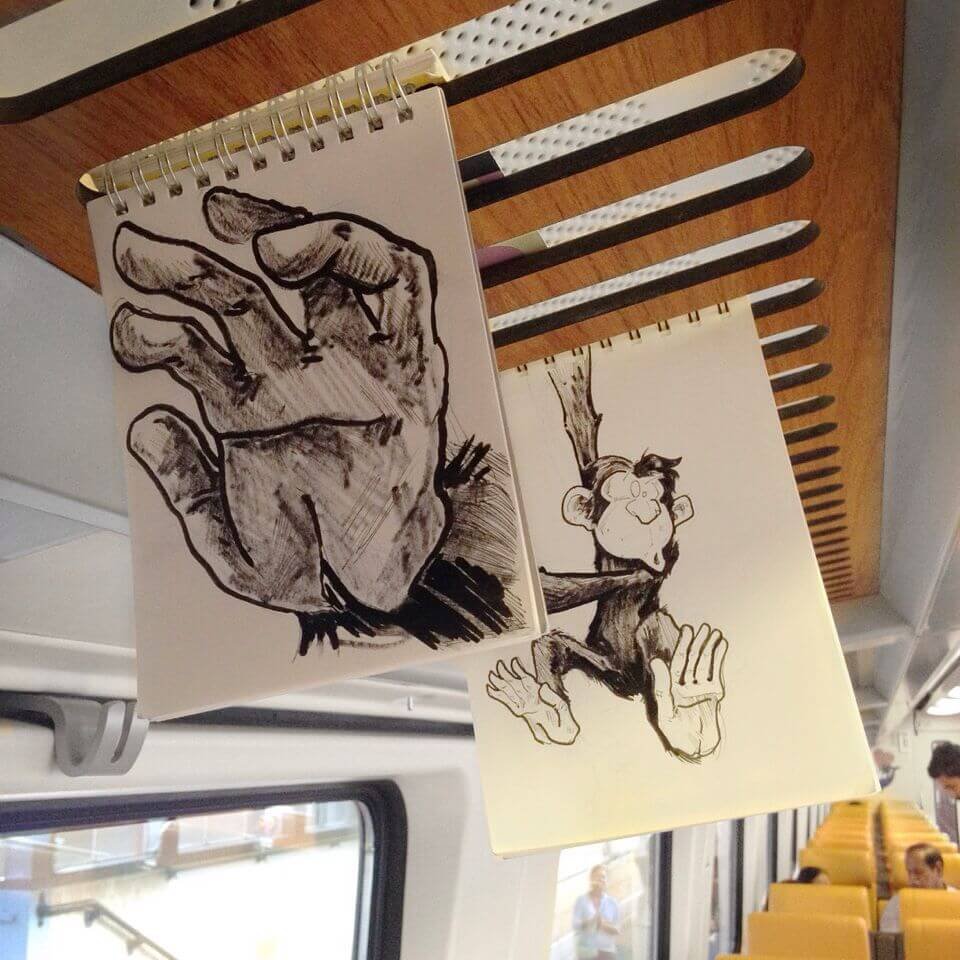 Ele cria divertidas ilustrações que não se contentam com apenas uma folha de papel • divertidas ilustracoes que nao se contentam com apenas uma folha 9