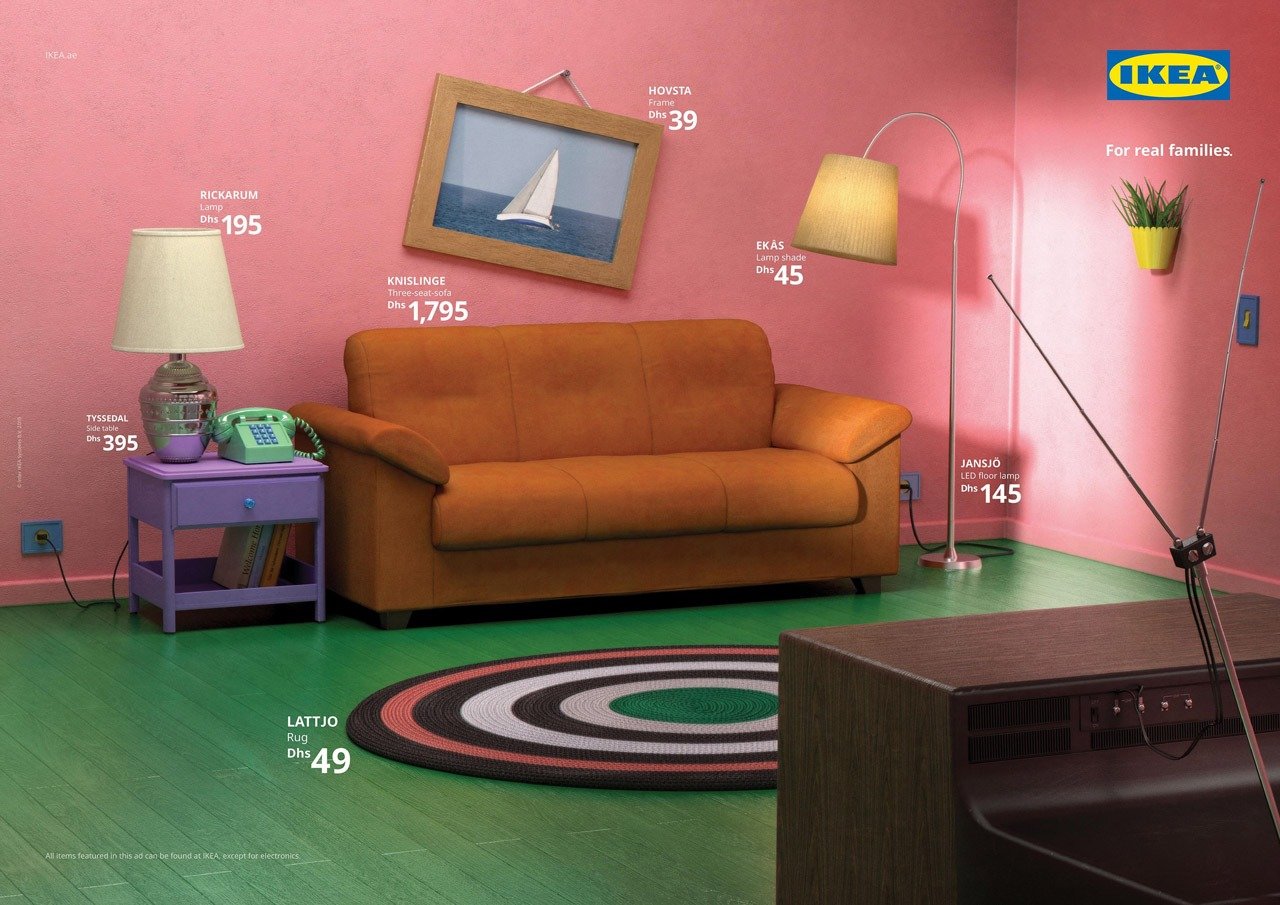 IKEA recria cômodos de séries famosas da TV com seus próprios produtos nessa criativa campanha publicitária • ikea recria comodos series famosas tv com proprios produtos criativa campanha publicitaria 2