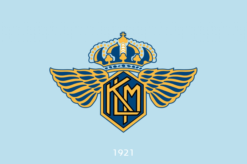 Em comemoração aos seus 100 anos, a KLM nos contou a história de seus logotipos • 1921