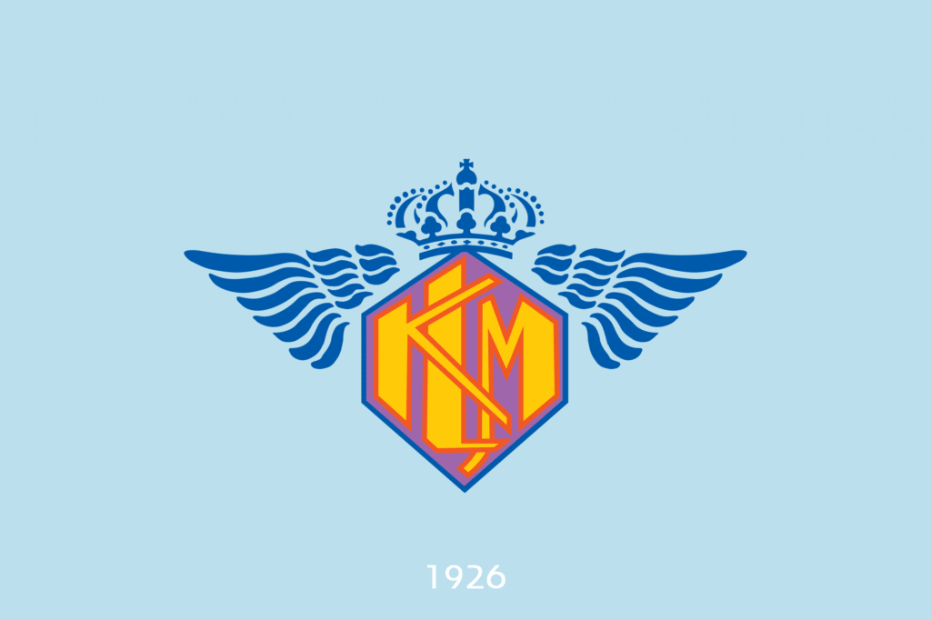 Em comemoração aos seus 100 anos, a KLM nos contou a história de seus logotipos • 1926