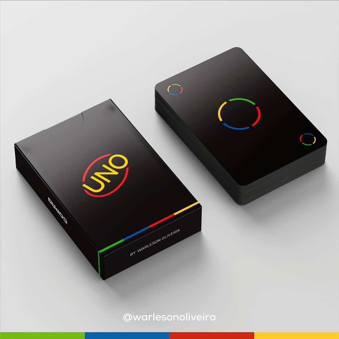 Designer brasileiro cria versão minimalista do jogo de cartas UNO